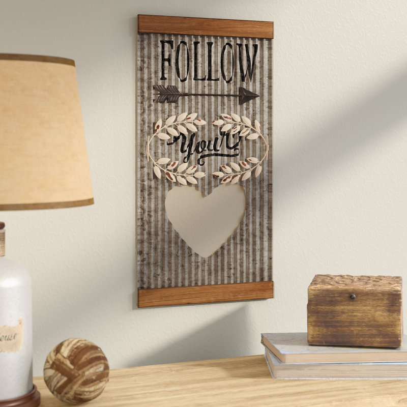 August Grove® Corrugated Metal Wall Décor & Reviews | Wayfair